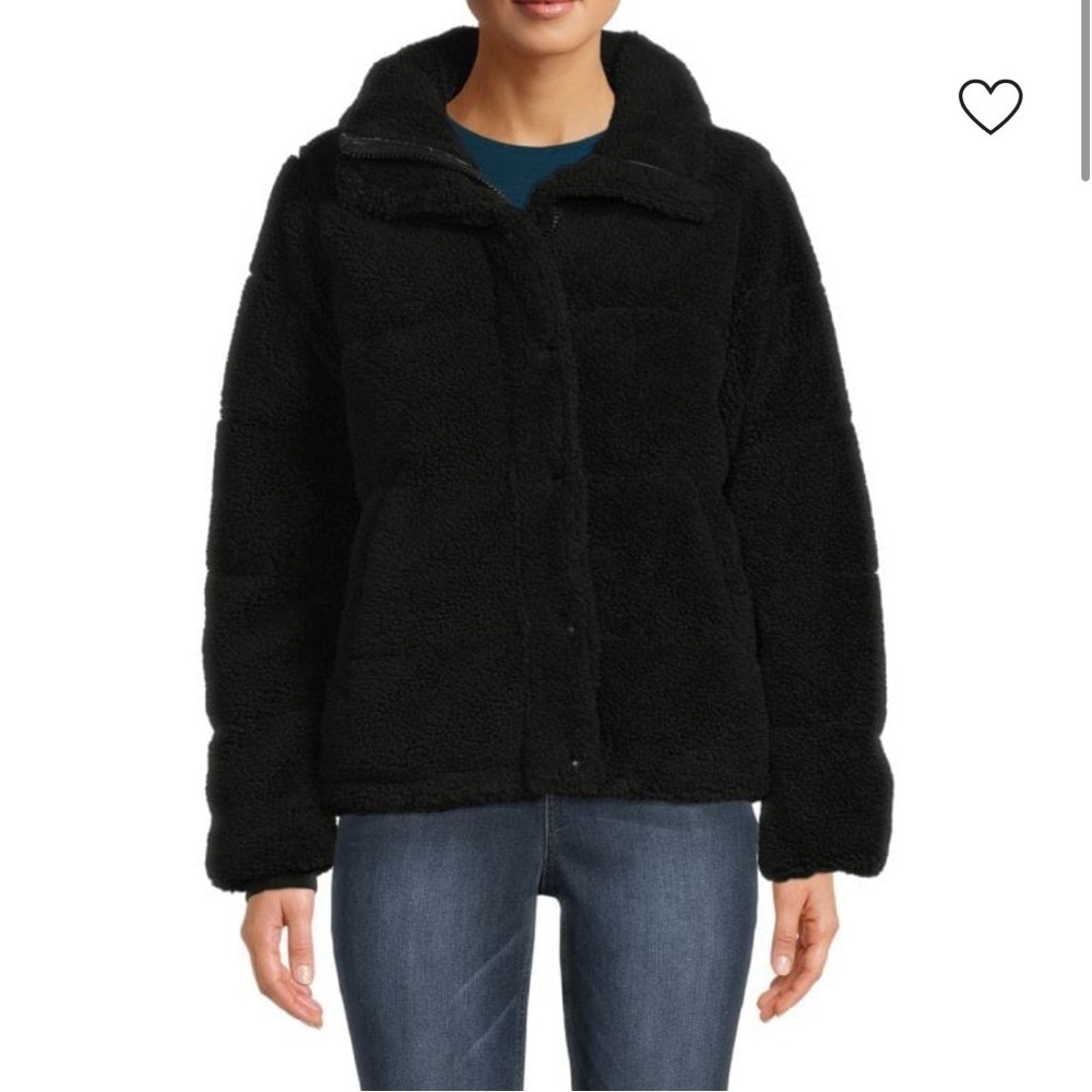 Cozy Black Fleece Jacket